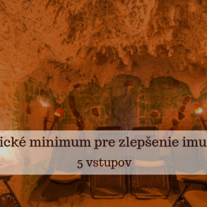 Kritické minimum pre zlepšenie imunity -          5 vstupov